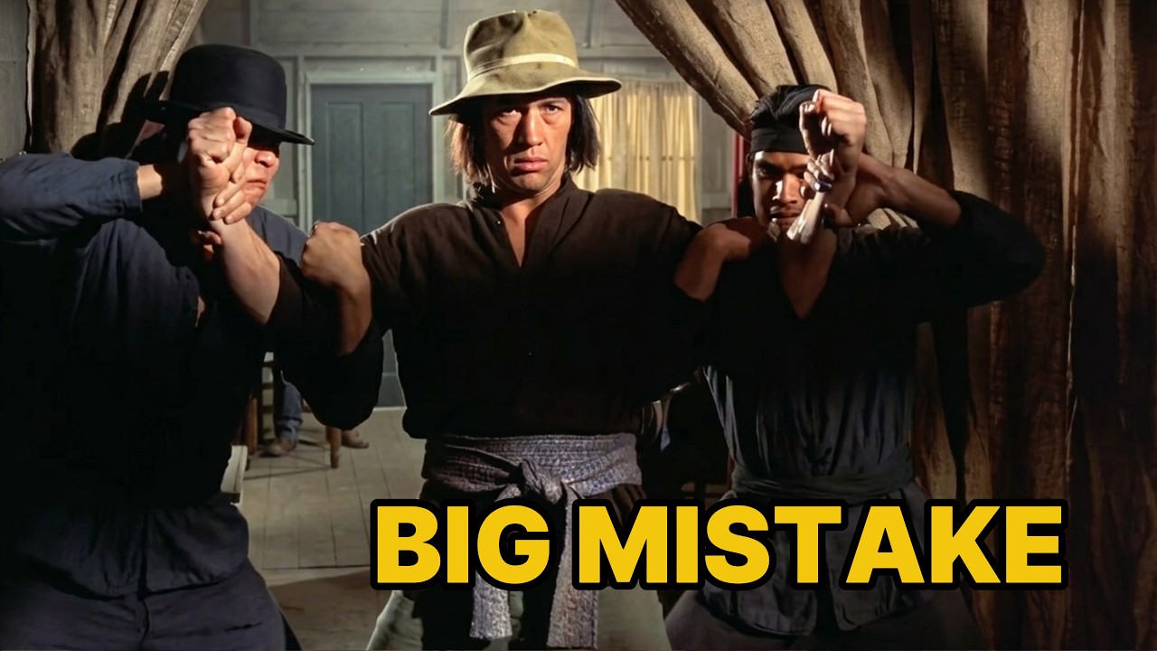 Drwią z żebraka... nie wiedząc, że to ukryty mistrz Kung Fu | David Carradine | Kung Fu Caine