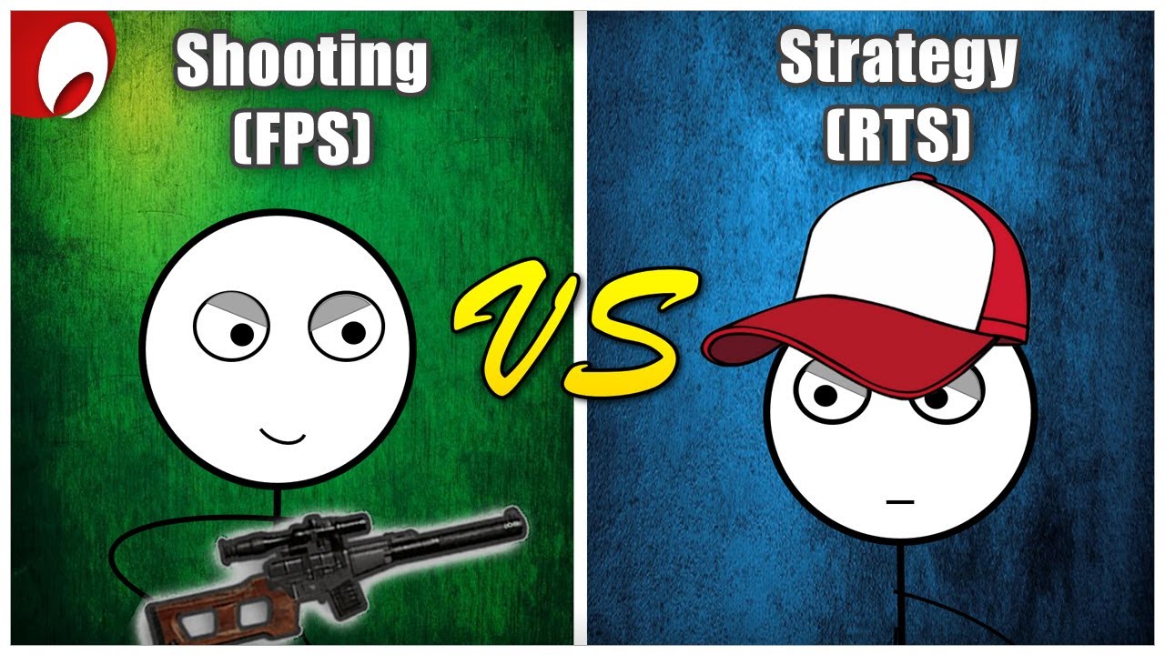Shooting Gamers vs Strategy Gamers (FPS vs RTS)