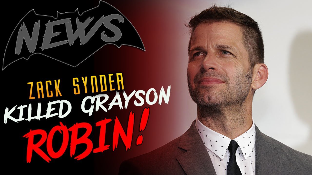 Zac Synder KILLED Dick Grayson! RANT?