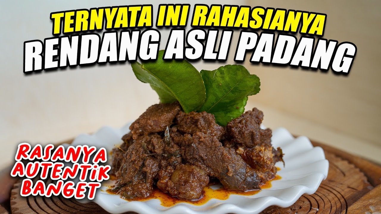 RENDANG ASLI PADANG! RASANYA AUTENTIK BANGET INI RAHASIANYA!