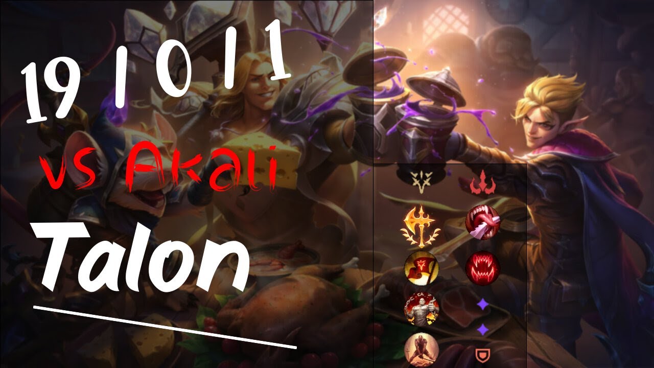 Talon MID vs Akali - Challenger Replay KR