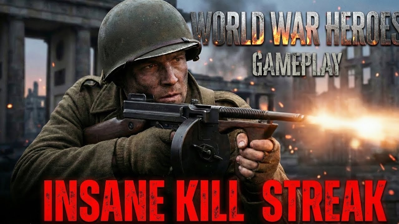 World war heroes gameplay 💣Insane kill☠️