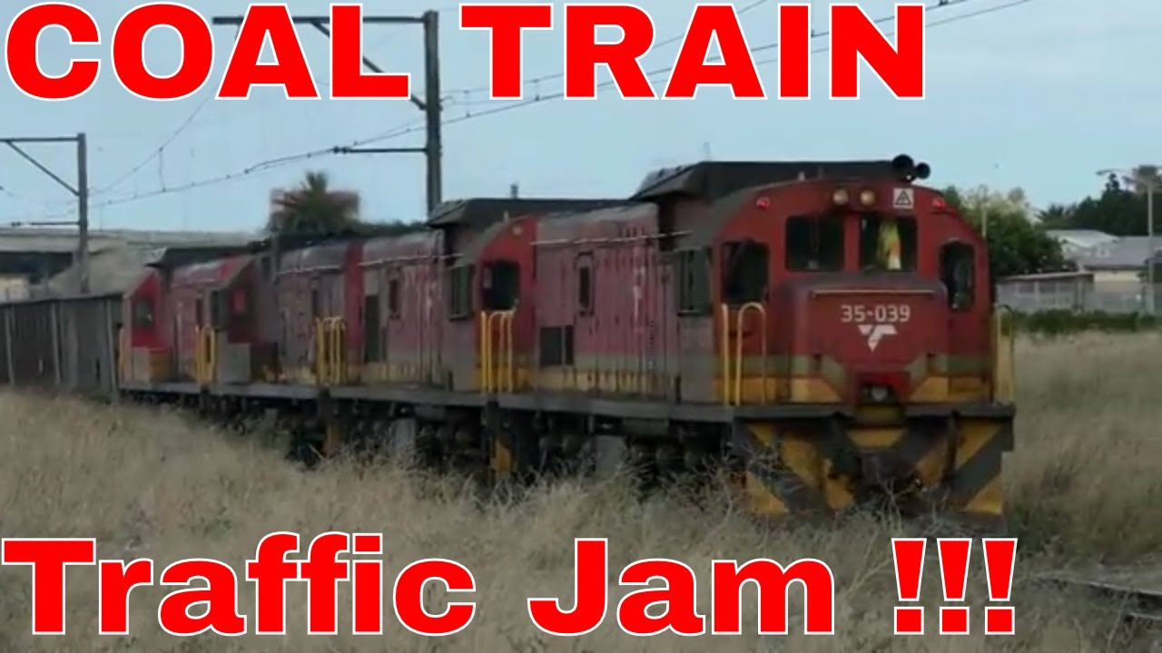Lots of Noise!! Traffic Jam of Coal Trains at Depot - Diesel Locomotive Trains | Train South Africa