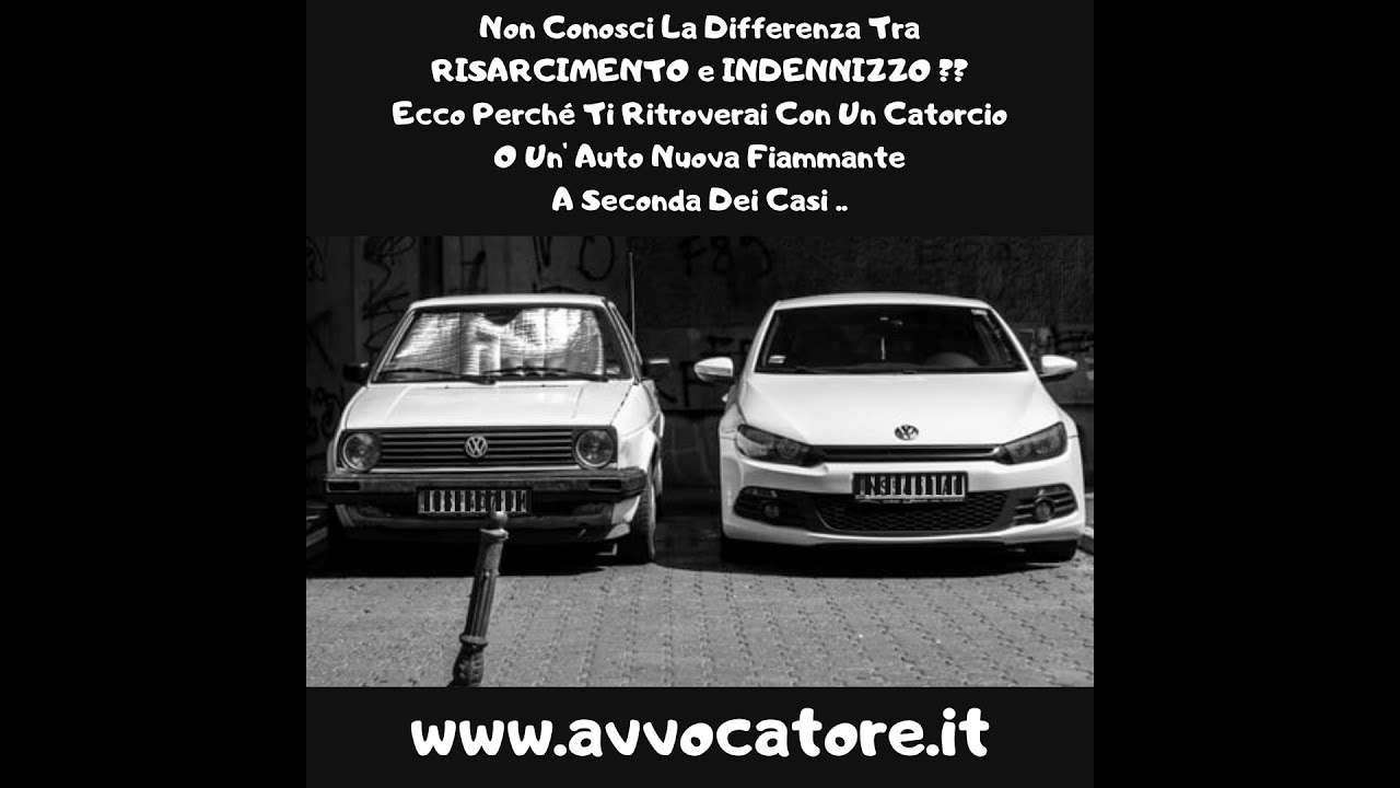 Sai la Differenza tra Risarcimento ed Indennizzo?