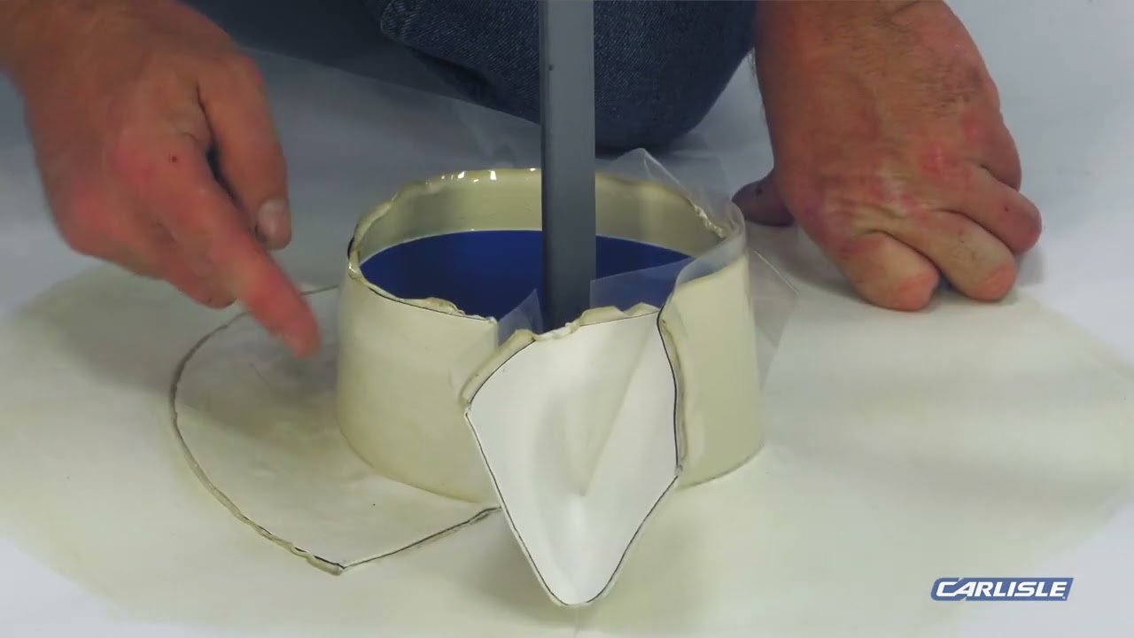 Sure-White EPDM Pressure-Sensitive Pourable Sealer Pocket for TPO Systems (U-16BT)