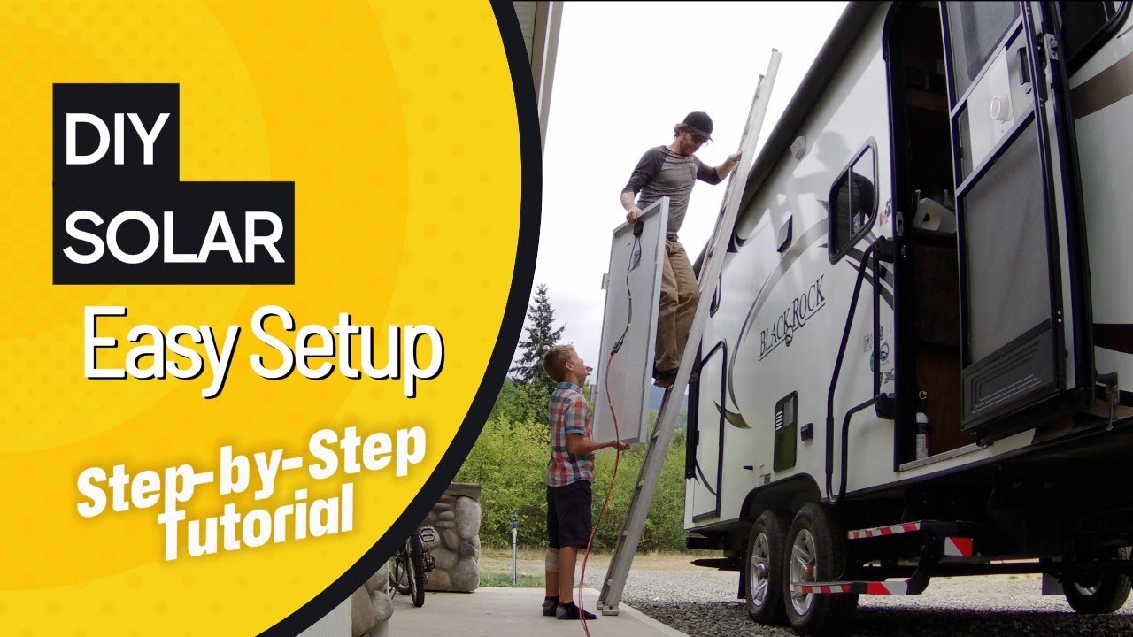 Your Step-by-Step RV Guide to an Easy Solar Setup! 200W, 12V 🌞🔧 ECO-WORTHY Solar Panel Kit 200W