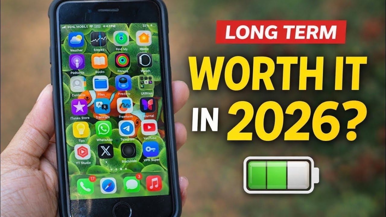 (MALAYALAM)iPhone SE 3 Long Term Review After Battery Change | Performance, Battery & Camera in 2026
