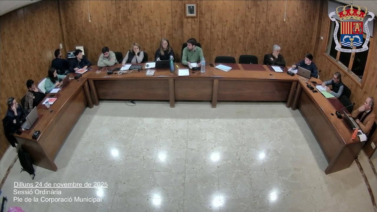 24/11/2025: Ple Ordinari | Pleno Ordinario