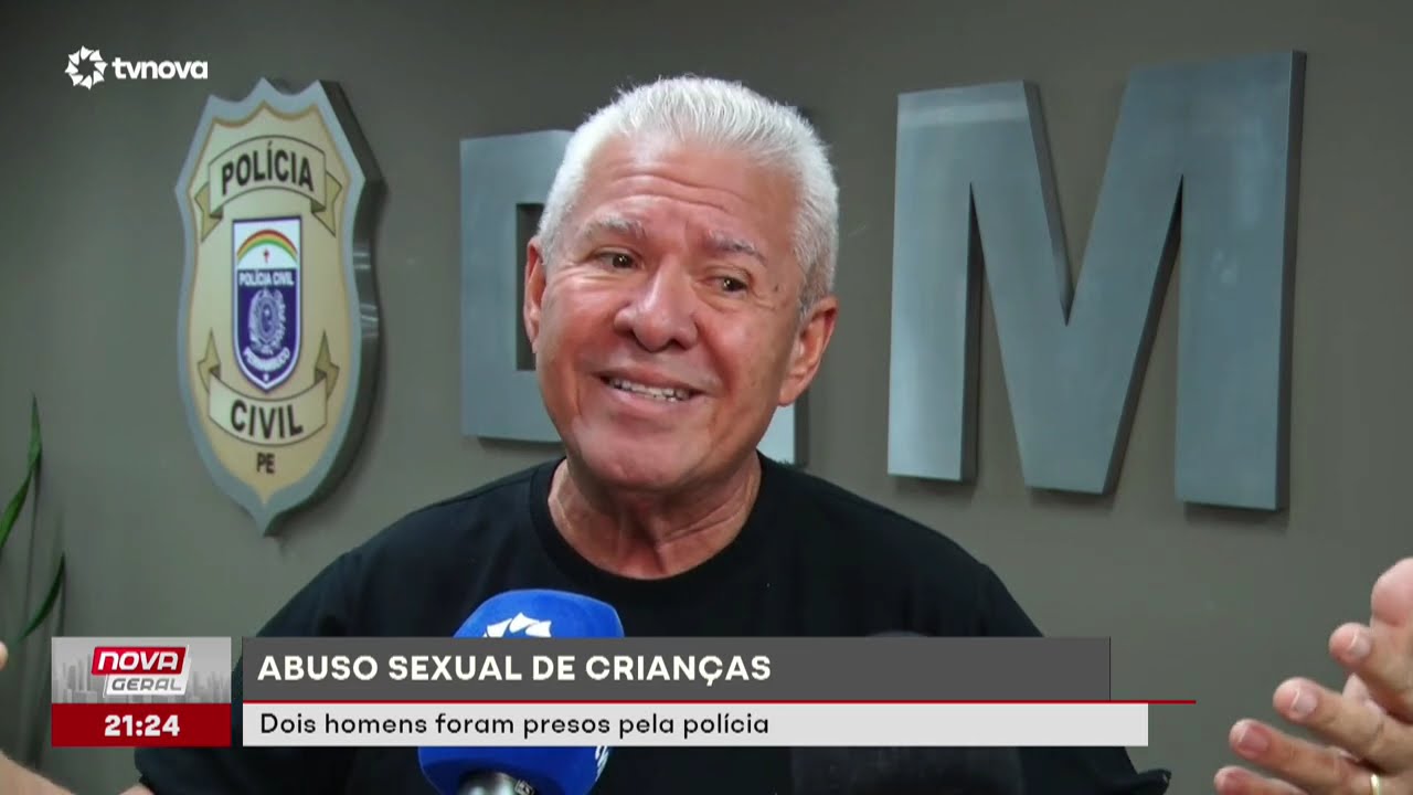 Dois homens são presos por abuso sexual de crianças em Pernambuco