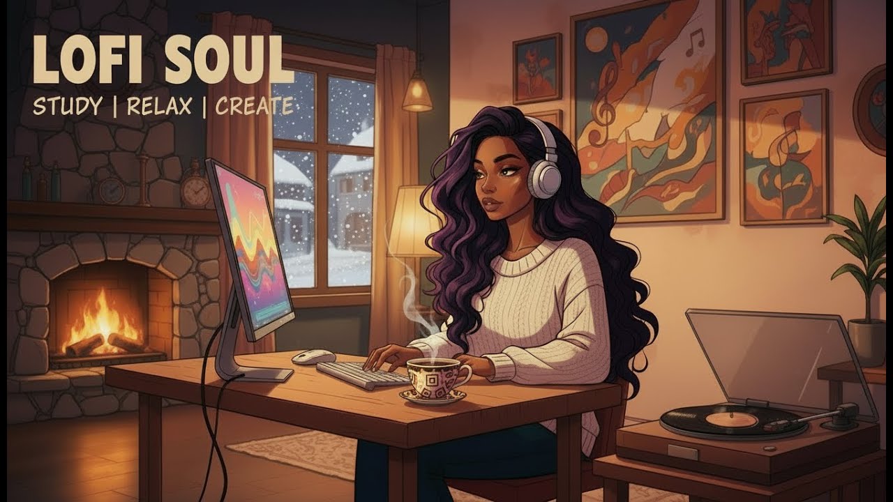 Lofi Hip-Hop Trap R&B Jazz – NO ADS – 4 Hours Chill Music & Study Beats for Energy