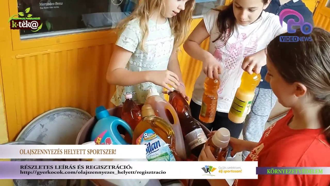 Gyűjts szelektíven, élj sportosan! - Olajszennyezés helyett sportszer!