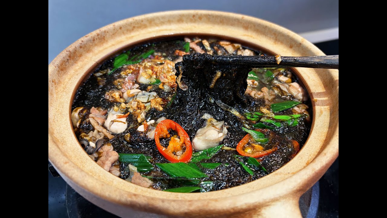 天冷就爱热乎乎的海蛎紫菜煲，又鲜又下饭！