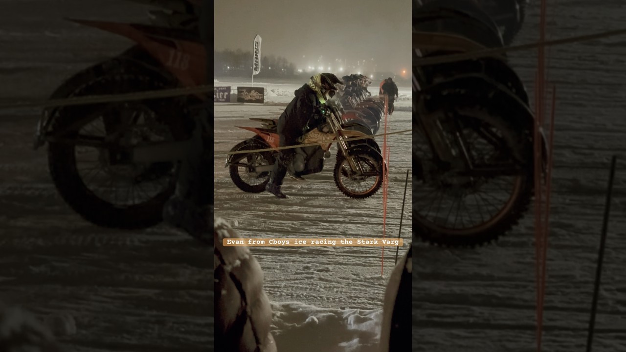 Evan from Cboys tv is racing Stark Varg #cboystv #racing #dirtbike #cboystv ￼