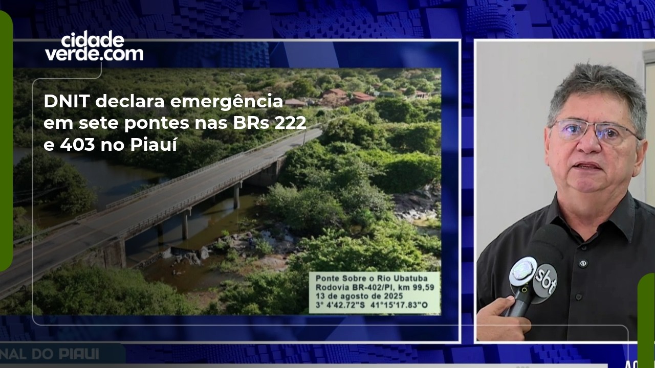 DNIT declara emergência em sete pontes nas BRs 222 e 403 no Piauí