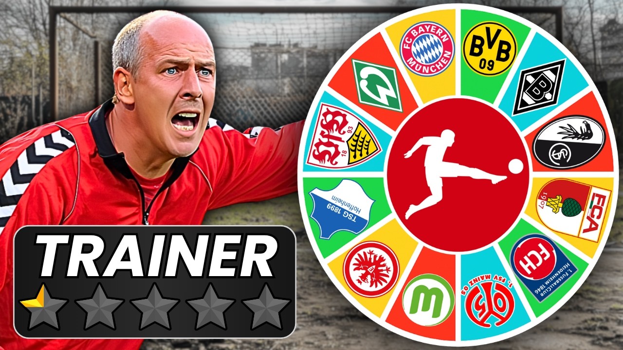 Bundesliga, aber alle bekommen einen ZUFÄLLIGEN TRAINER