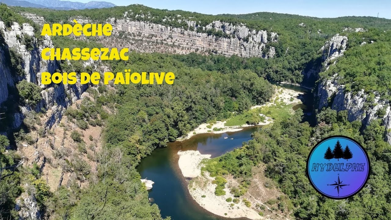 Randonnée en Ardèche - Le Chassezac et le bois de Païolive.