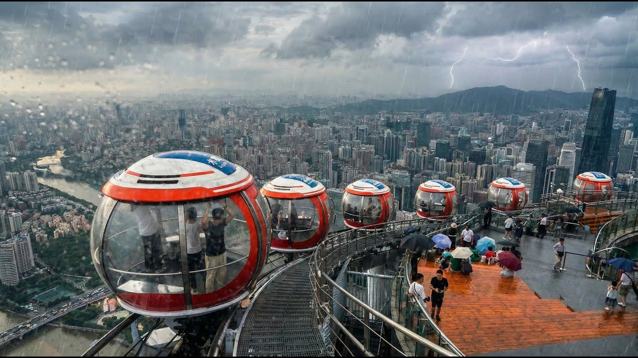 Visiting the TALLEST Structure in Guangzhou China – Canton Tower