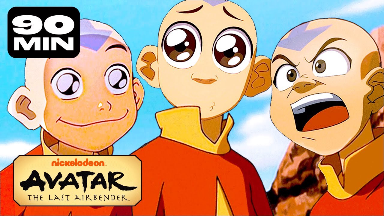 Every Avatar Aang Moment From Season 1! w/ Katara & Sokka | 90 Minutes | Avatar: The Last Airbender