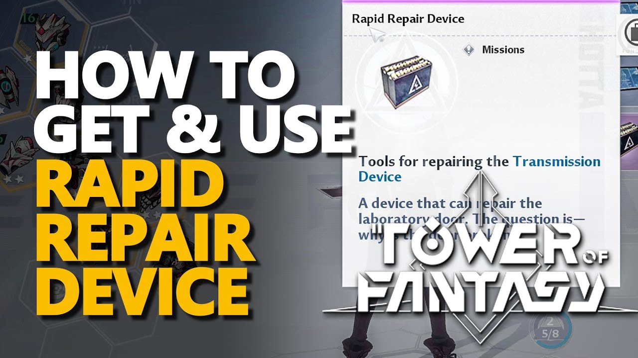 Rapid Repair Device Tower of Fantasy