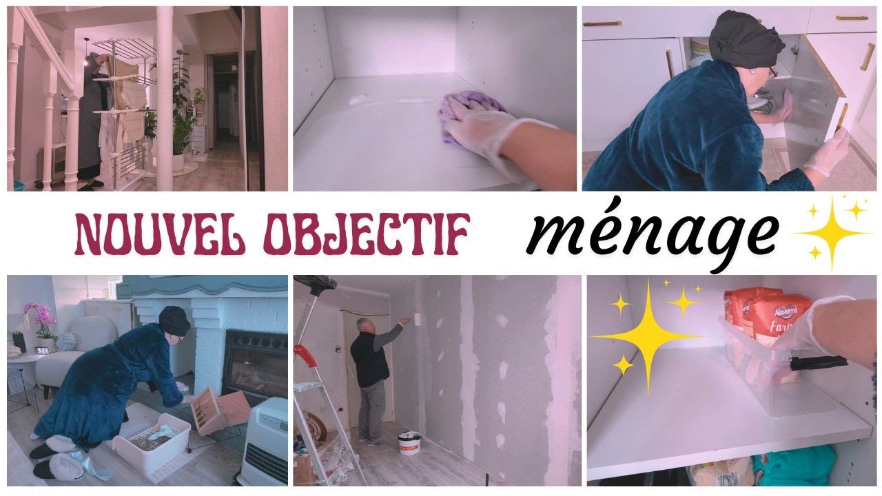 VLOG MAMAN AU FOYER MÉNAGE / ORGANISATION / AVANCÉES DES TRAVAUX / NOUVEL OBJECTIF
