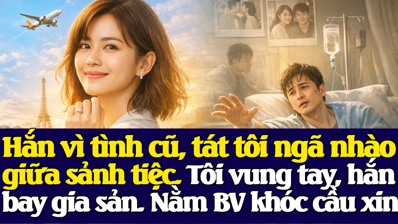 Hắn vì tình cũ, t/át tôi ngã nhào giữa sảnh tiệc. Tôi vung tay, hắn bay gia sản. Nằm BV khóc cầu xin