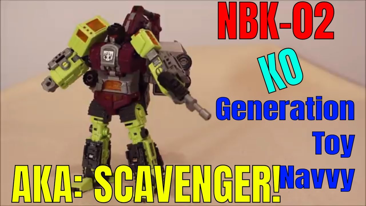 NBK-02 KO Generation Toy NAVVY (3p Constructicon Scavenger) - GotBot True Review NUMBER 425