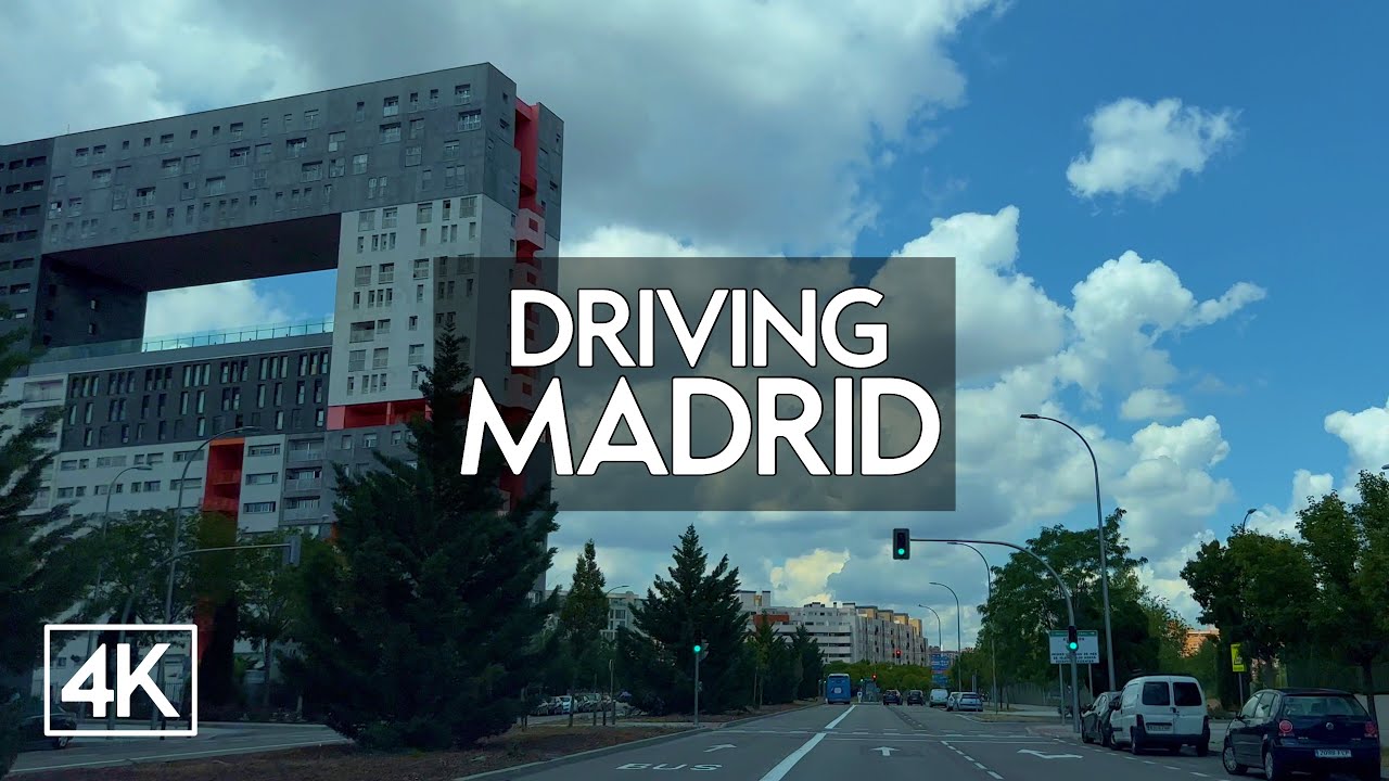 [4K] Driving Madrid | Viewpoint Building - Arturo Soria | POV 4K HDR