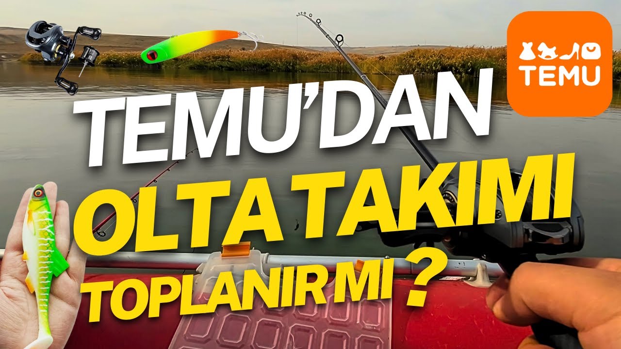 TEMU BAİTCASTİNG OLTA TAKIMI TOPLADIK! | TEMU BALIKÇILIK MALZEMELERİ | #REKLAM