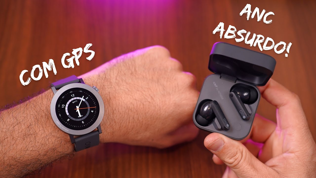 TESTEI OS PRODUTOS DA NOTHING, ESSA MARCA É ABSURDA! CMF Watch Pro e CMF Buds Pro 2