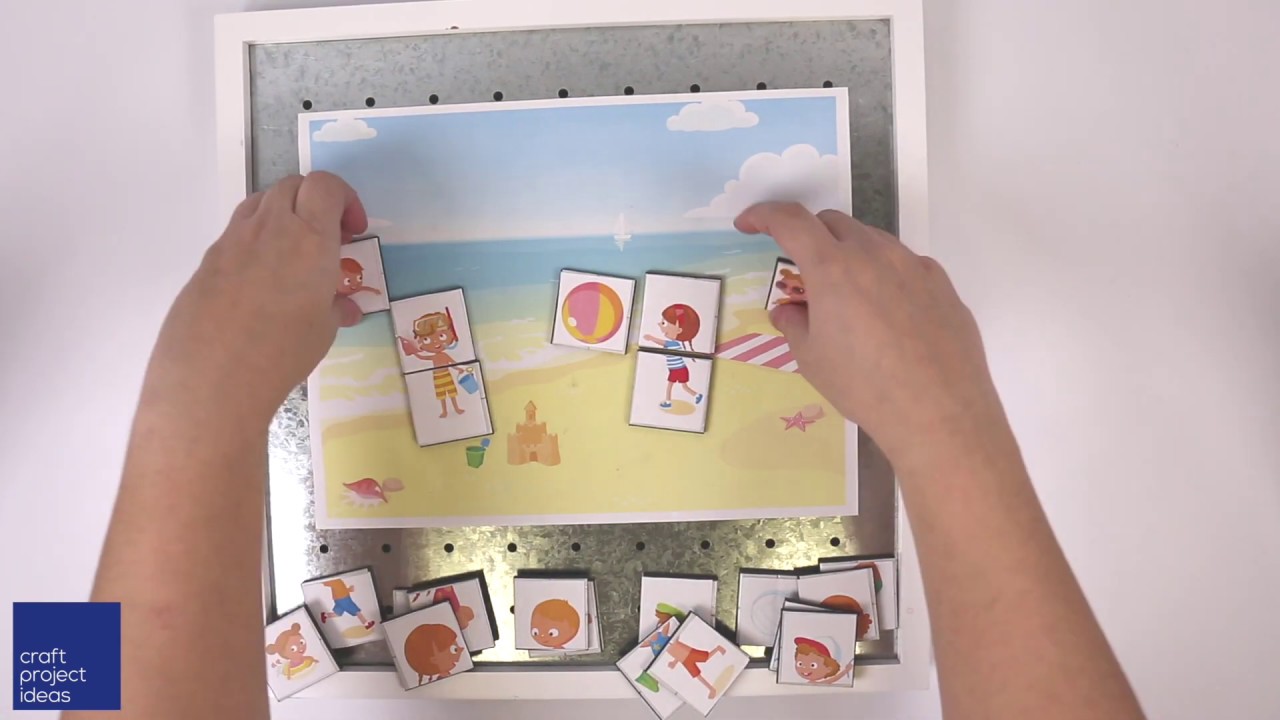 Magnetic Beach Puzzles