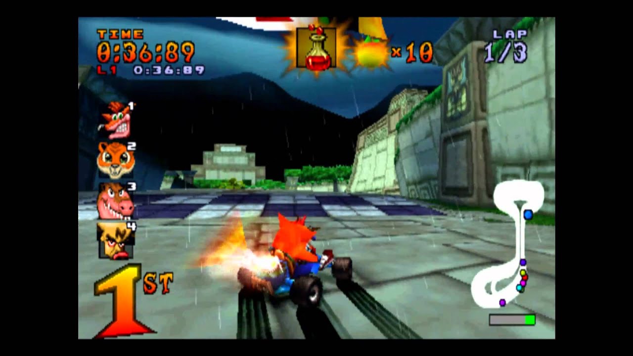 Tiger Temple - Trophy Race - Crash Team Racing - 101% Playthrough (Part #7)