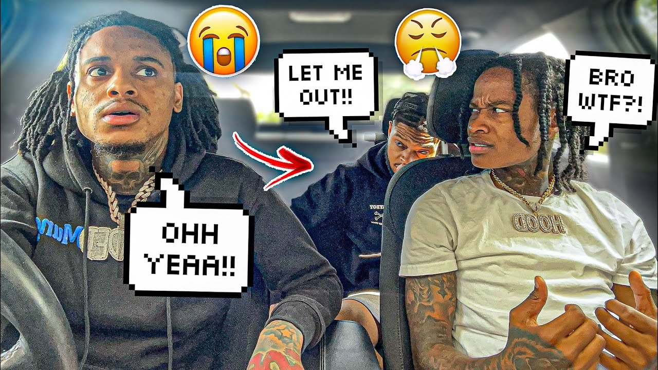 RUNNING OFF WITH OUT PAYING PRANK ON THE GANG...