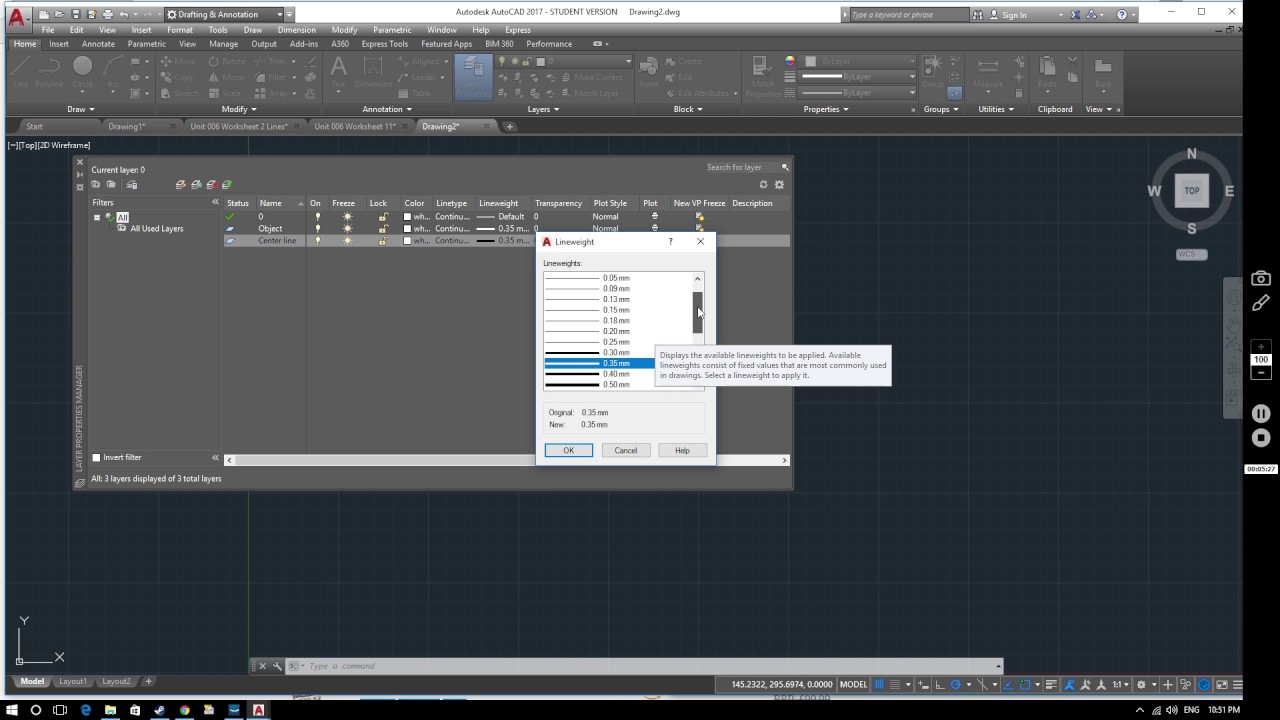 Учебное пособие по AutoCAD 2017: слои
