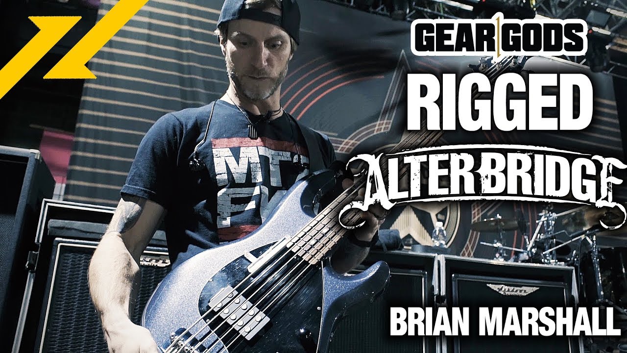 RIGGED: Alter Bridge Bassist BRIAN MARSHALL's Bass Rig
