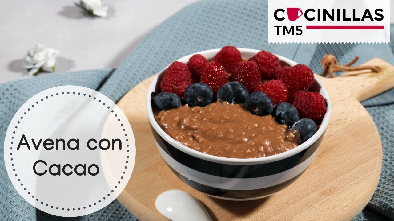 Gachas de Avena con Chocolate | Porridge con Cacao | Recetas Fitness Thermomix