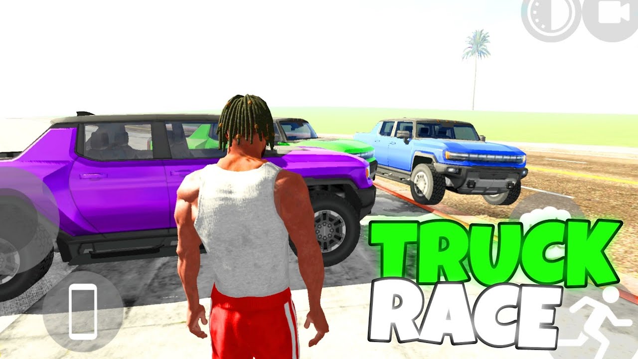 HUMMER TRUCK RACE INDIAN BIKE DRIVING 3D