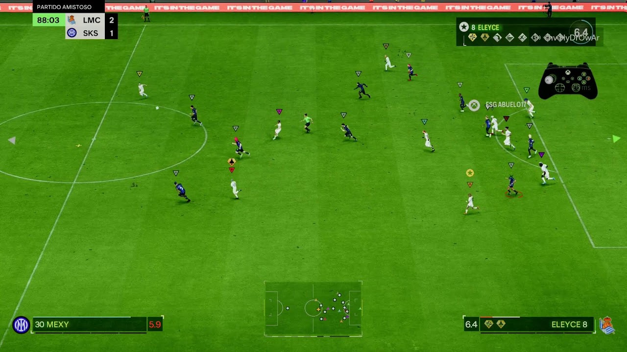 JUGANDO EA FC 24 CLUBES PRO. Partidos 11 vs 11 en la Liga FMVP Jornadas 5 y 6