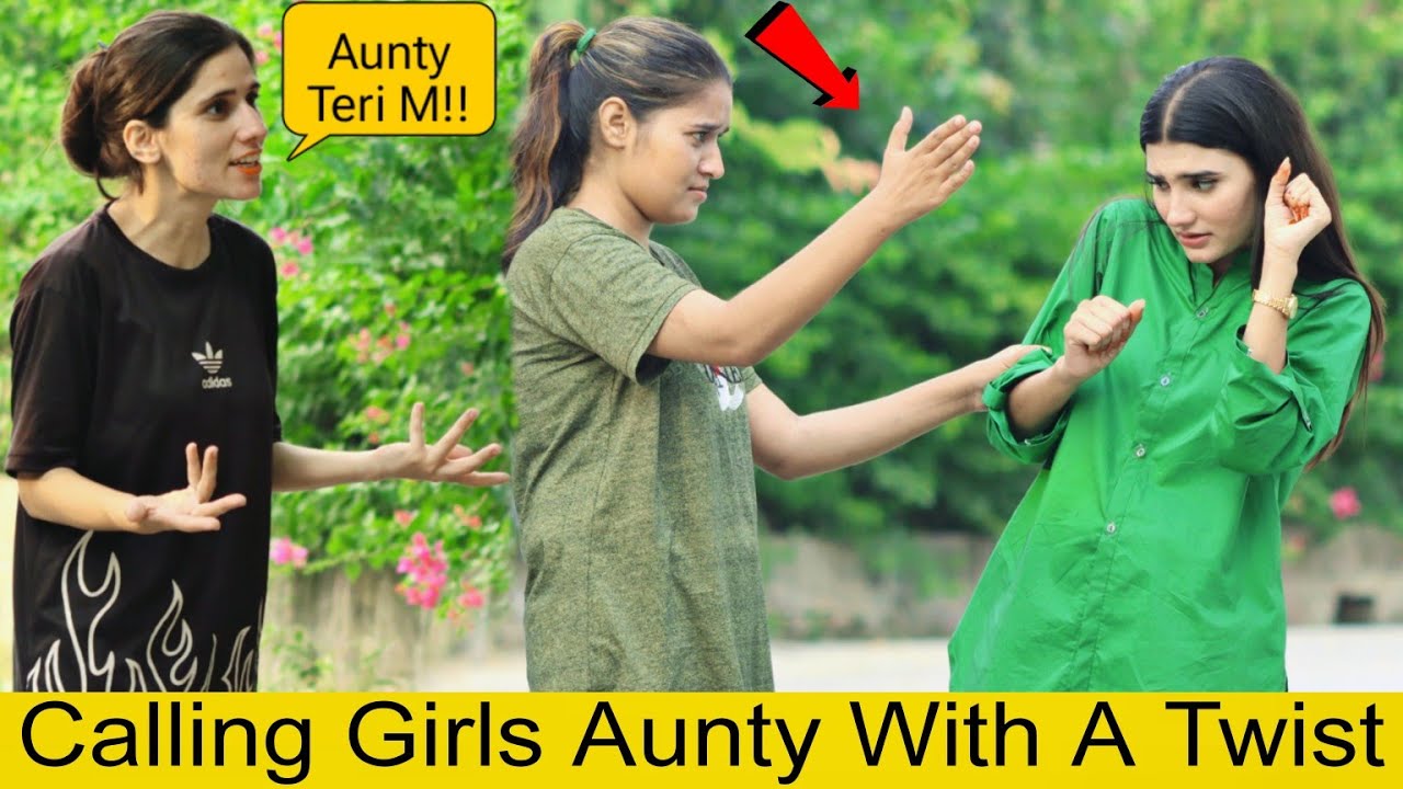 Calling Cute Girls Aunty Prank With a Twist@crazycomedy9838