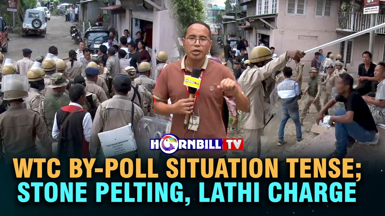 WTC BY-POLL SITUATION TENSE; STONE PELTING, LATHI CHARGE
