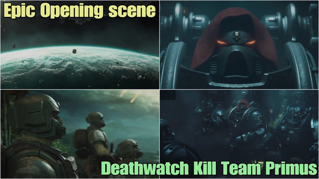 Space Marine 2 Warhammer ( 4K ) Epic Opening Scene Deathwatch Kill Team Primus