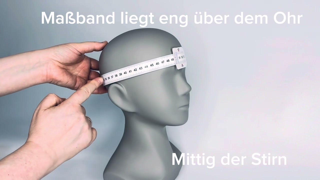 Wie messe ich einen Kopfumfang f&uuml;r ein H&ouml;rhilfen Trage System aus?