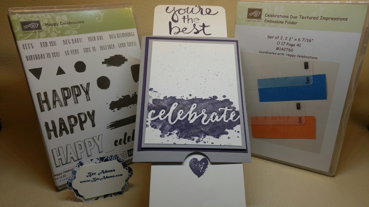 Happy Celebrations Slider Card