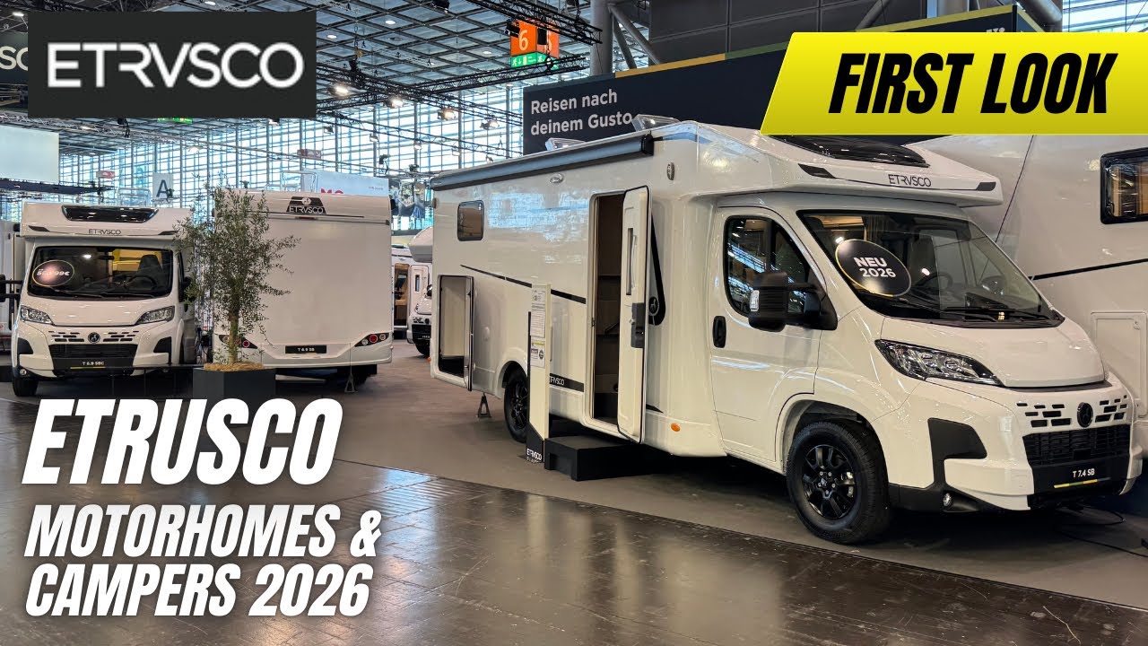 Etrusco Motorhomes and Campervans 2026: NEW Alcove Model