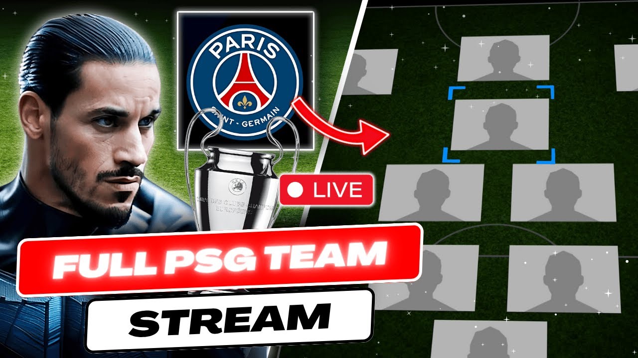 FULL PSG TEAM from Division 2 to Division 1 ⚡️🏆 eFootball 2025 LIVE with Mednasah 🔴