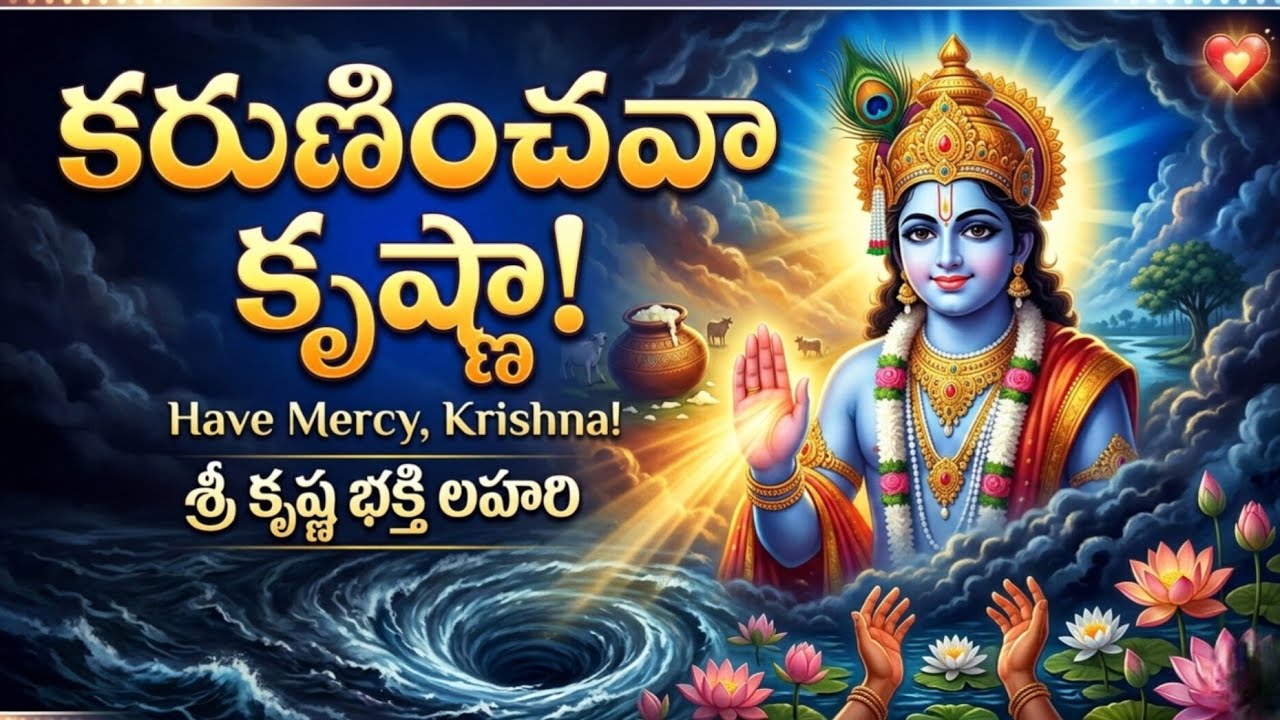 కరుణించవా కృష్ణా... కాపాడవా మాధవా!#devotional song's 