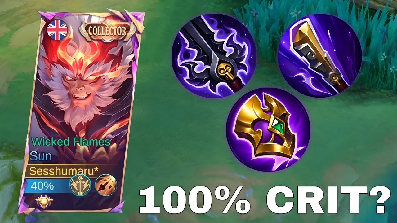 THE MOST BROKEN CRIT BUILD FOR SUN!