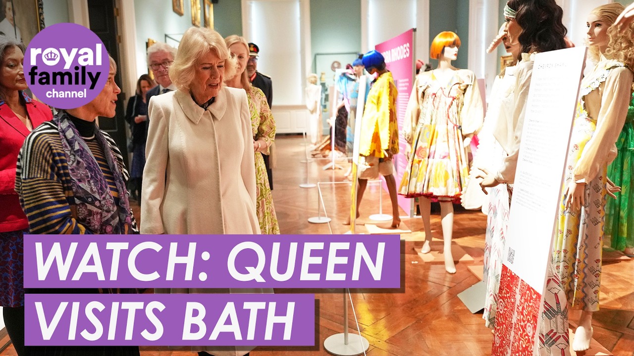 WATCH: The Queen’s Cultural Visit to Bath — Fashion, Theatre and Books