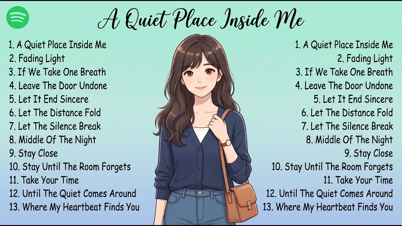 Pop Song , Spotify 2026 🍃 | A Quiet Place Inside Me | Chill Vibes , Relaxing 🤍🎧| Sad Song 💔