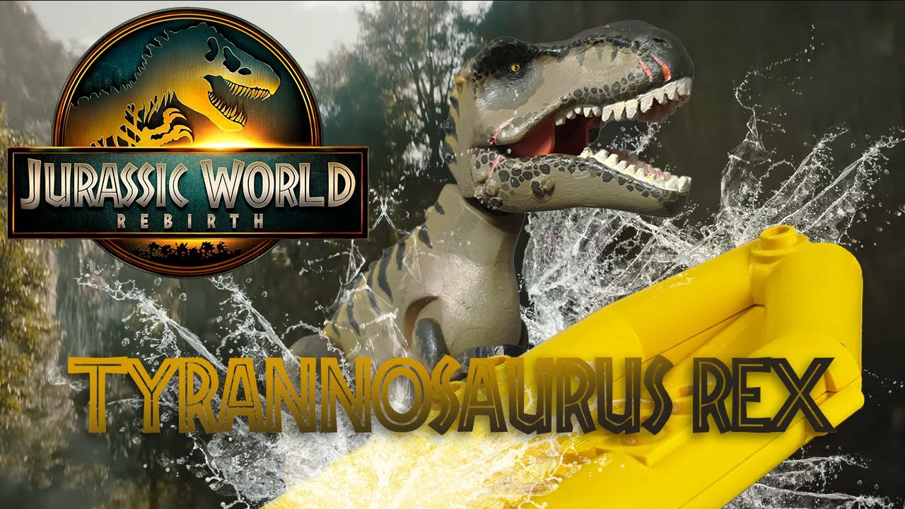 ТИРАННОЗАВР РЕКС ЭМБЕР ЛЕГО КАСТОМ МИР ЮРСКОГО ПЕРИОДА ВОЗРОЖДЕНИЕ | Jurassic World