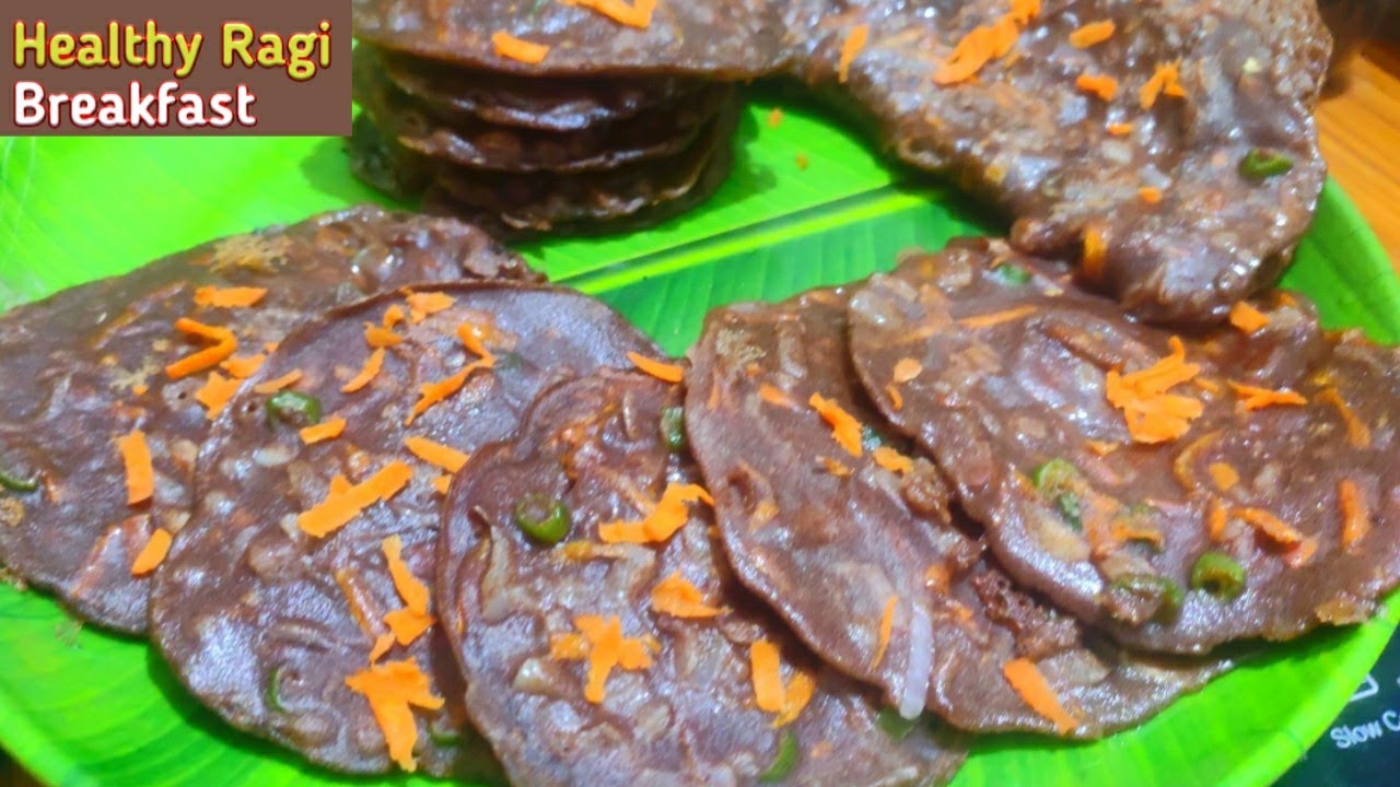 Ragi breakfast Recipe | రాగి పిండి ఉంటె ఇలా చెయ్యండి | Calcium Rich Healthy Ragi Recipe😋